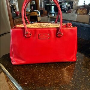 Kate Spade Cherry Red Tote Bag